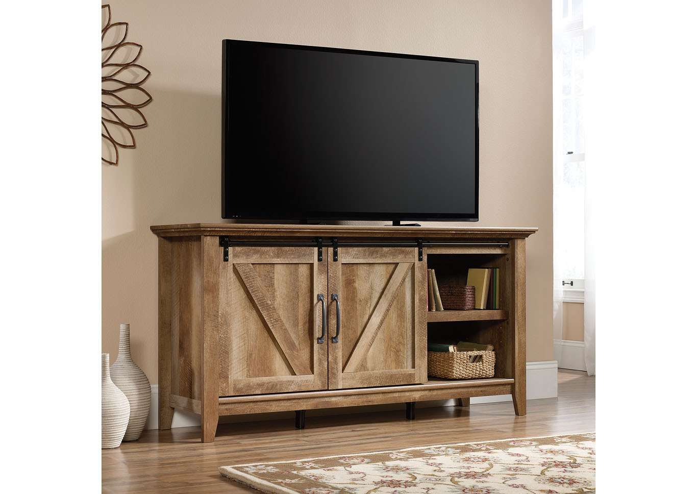 Dakota Pass Craftsman Credenza,Sauder